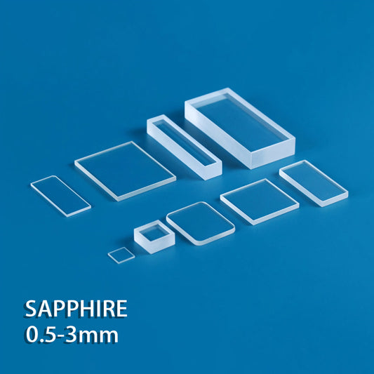 Custom single-crystal sapphire substrate