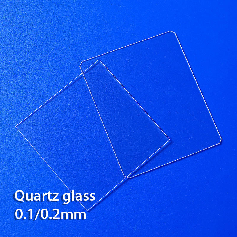 Ultra-thin quartz glass cover slip 0.02mm