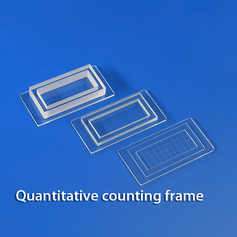 Quantitative plankton counting chamber with grid