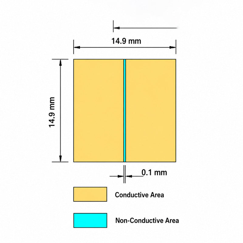 Etched ITO Conductive Glass Sheet | 7-20Ω - product image 2