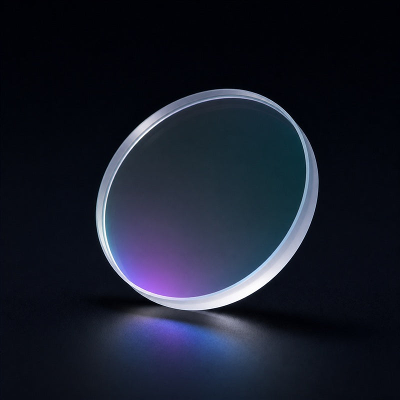 NIR Absorptive Neutral Density Filter front product view on a dark background