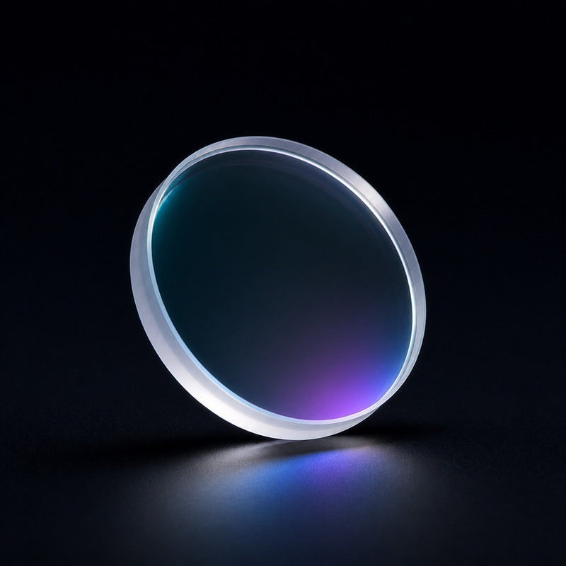 Angled view of NIR Absorptive Neutral Density Filter for spectroscopy, imaging and wavelength selection