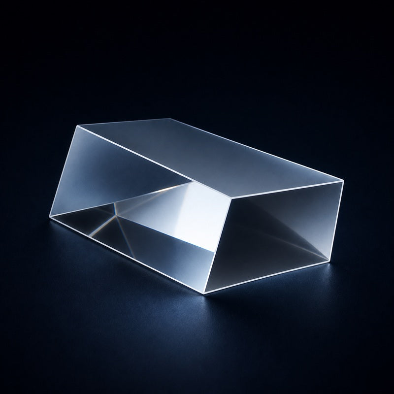 Angled view of Pellin-Broca Dispersing Prism for beam steering, image rotation and optical alignment