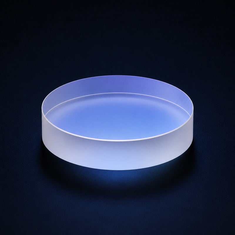 Angled view of K9 Broadband Dielectric Mirror for laser reflection, beam delivery and optical instruments