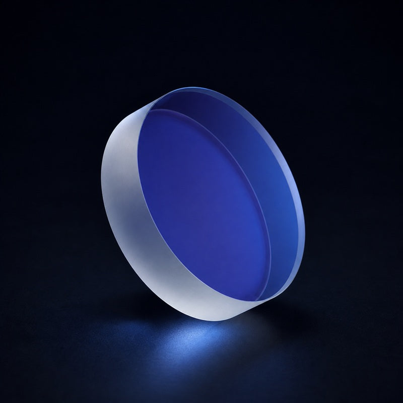 Nd:YAG Laser Mirror front product view on a dark background