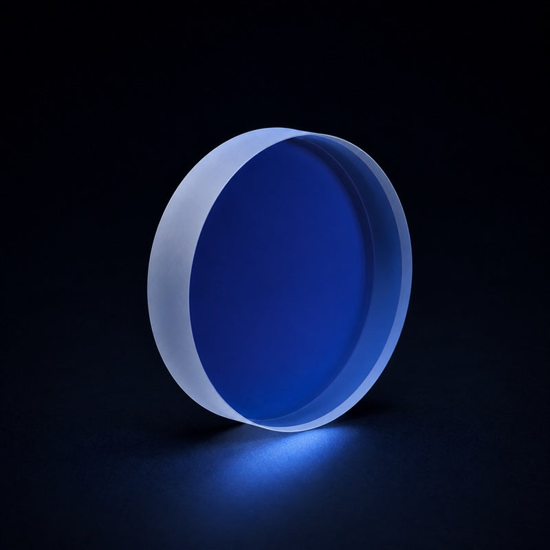 Angled view of Nd:YAG Laser Mirror for laser reflection, beam delivery and cavity alignment