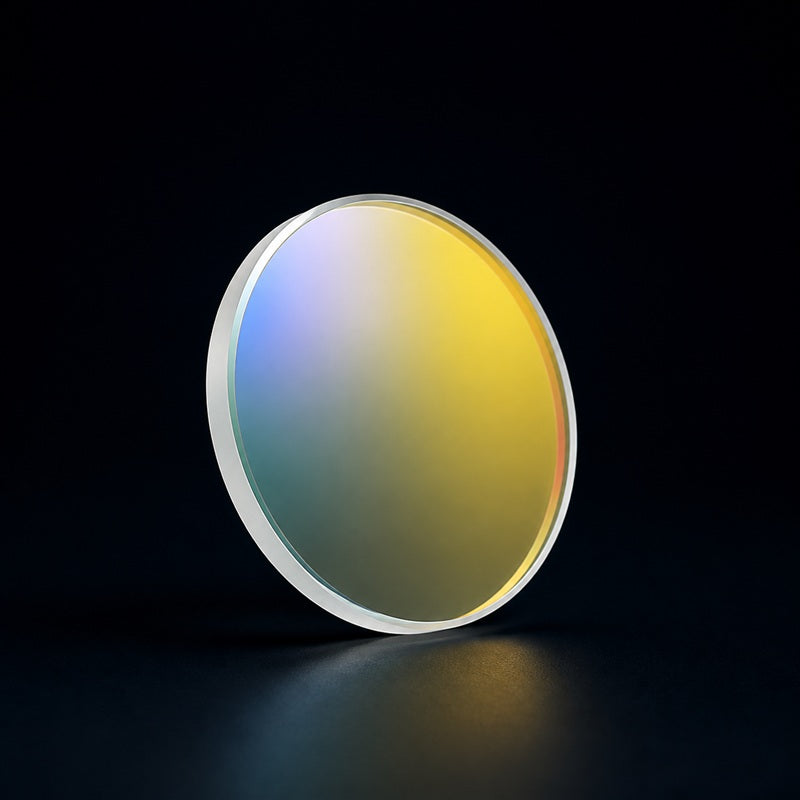 K9 Precision Bi-Convex Lens front product view on a dark background