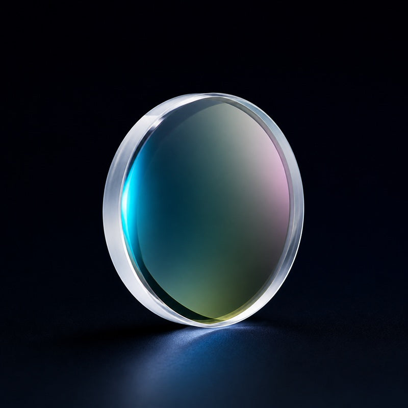 K9 Bi-Convex Lens front product view on a dark background