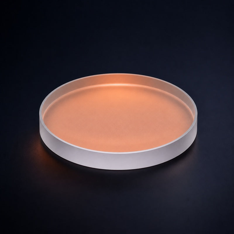 56-Degree Polarizing Beamsplitter Plates front product view on a dark background