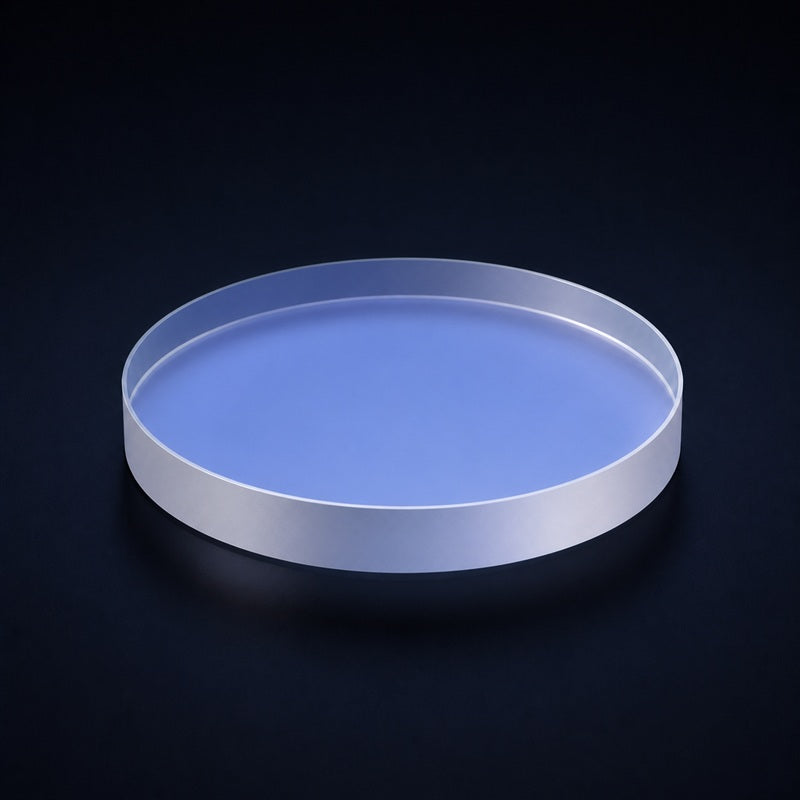 Angled view of 45-Degree Polarizing Beamsplitter Plate for beam splitting, interferometry and imaging systems