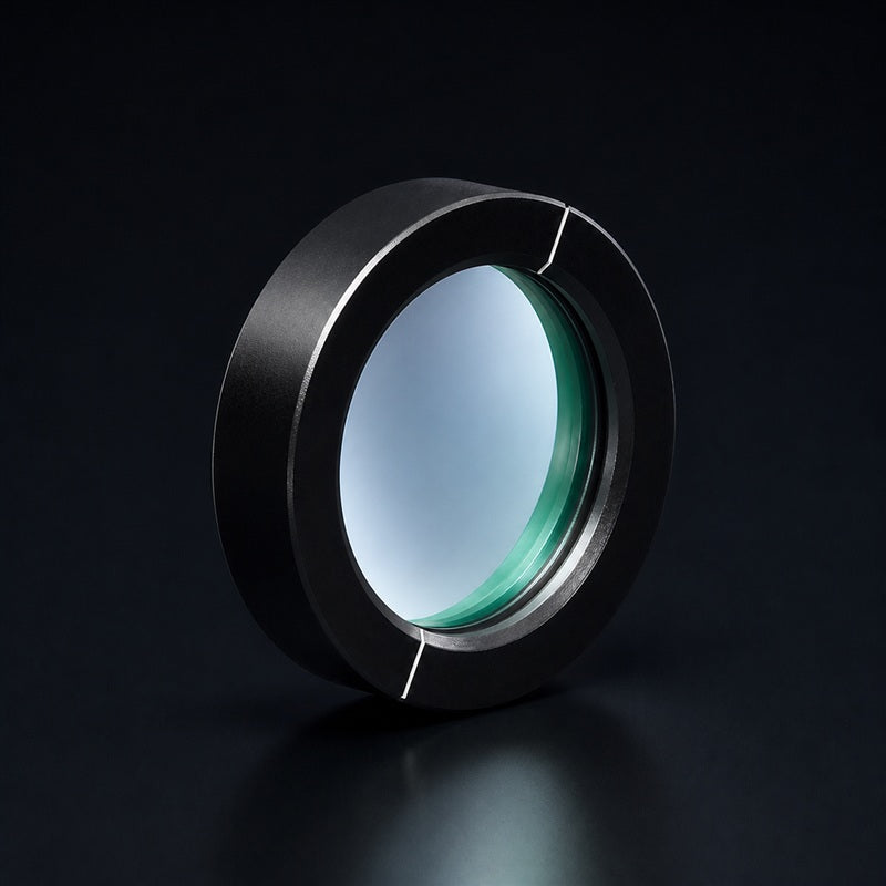 Angled view of Single-Plate High-Power Wave Plate for polarization control, laser and measurement systems