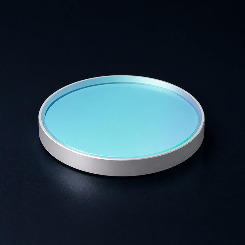 K9 Dual-Wavelength Dielectric Laser Mirror front product view on a dark background