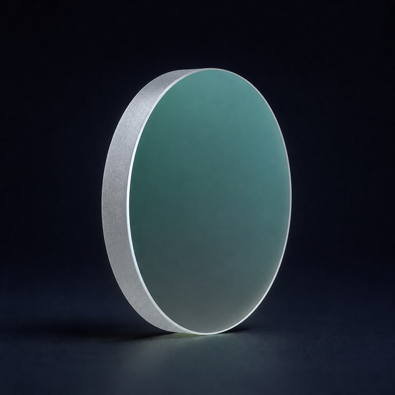 UV Fused Silica High-Precision Plane Mirror front product view on a dark background