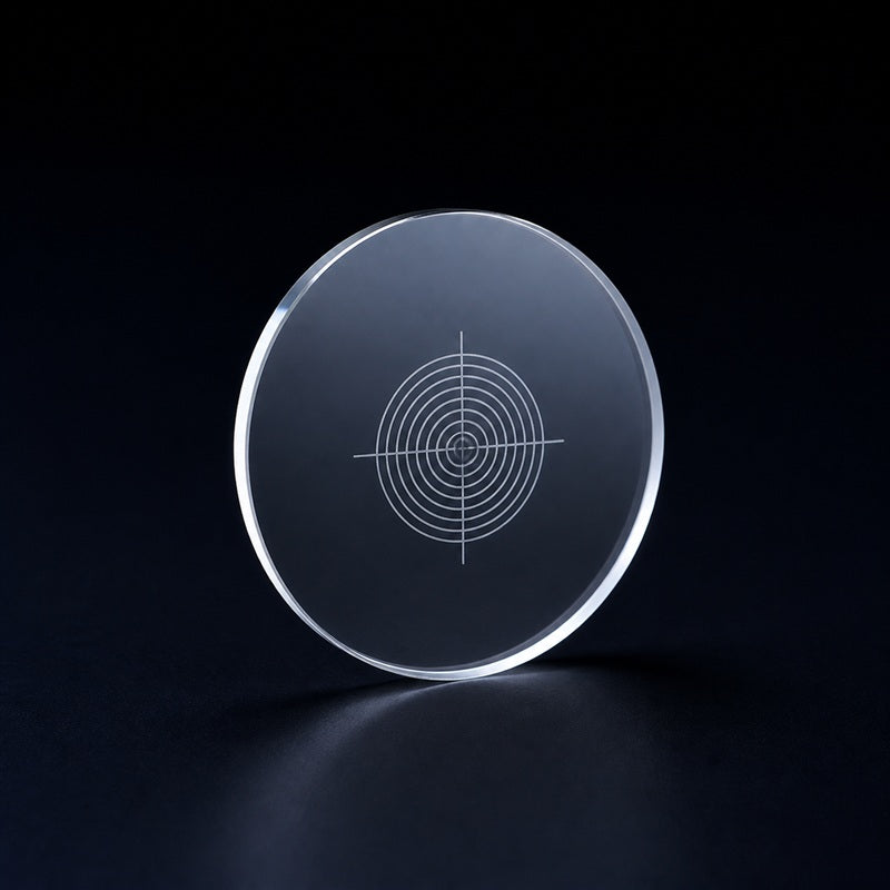 25.4 mm Concentric-Ring Reticle front product view on a dark background