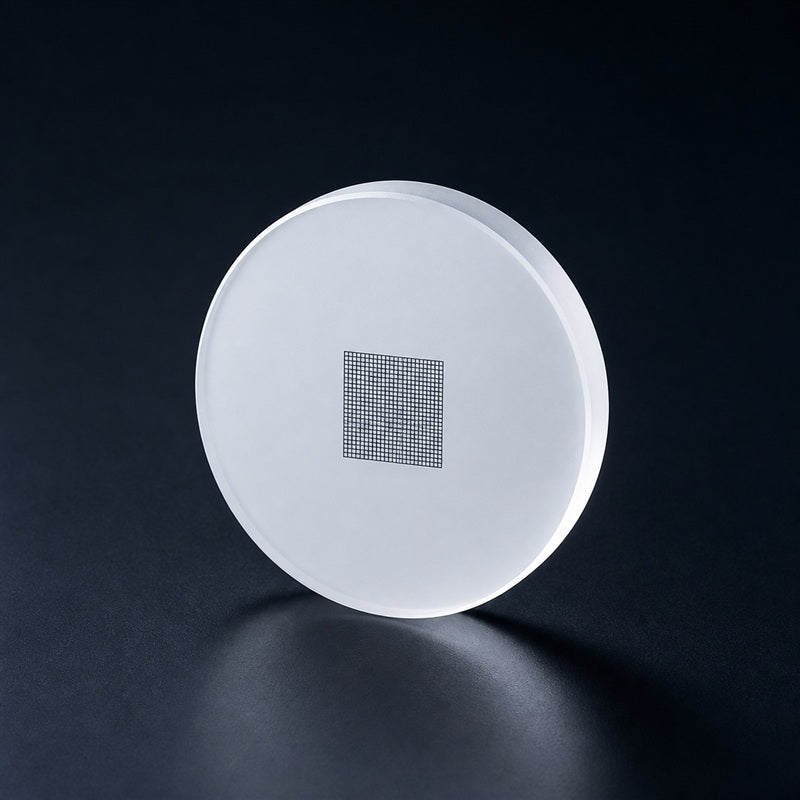 19 mm Two-Dimensional Measurement Reticle front product view on a dark background