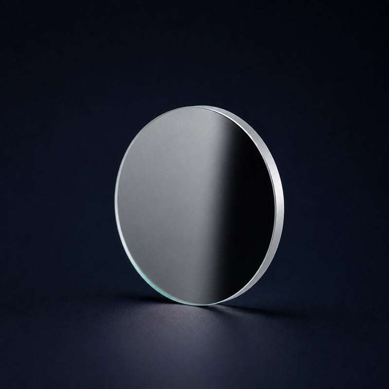 VIS-NIR Reflective Neutral Density Filter front product view on a dark background